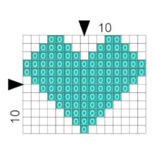 Just Love Leather Key Ring | Teal Heart