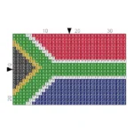 Just Love Leather Luggage Tag | SA Flag