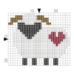 Just Love Leather Luggage Tag | Sheep