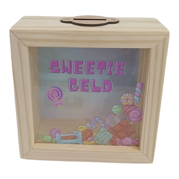 Sweetie Geld Money Box | Square 18x18cm