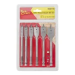 Wood Spade Bit Set 6pc