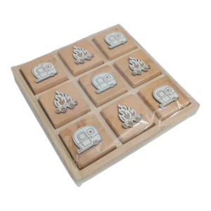 Wooden Tic-Tac-Toe | Camping 20x20cm