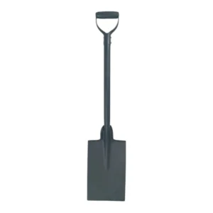 Black Square Steel Shovel | 95cm