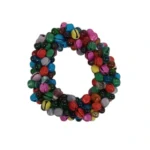 Bracelet With Glass Beads & Bells | 8cm