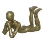 Brass Thinking Man Figurine | 20cm