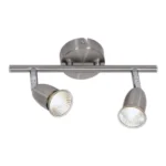 Bright Star Chrome Satin Spotlight | 2xGU10