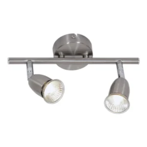 Bright Star Chrome Satin Spotlight | 2xGU10