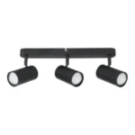 Bright Star Trio Urban Light Matt Black 350mm