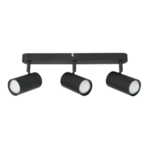 Bright Star Trio Urban Light Matt Black 350mm