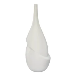 Ceramic White Mudunca Vase 41cm