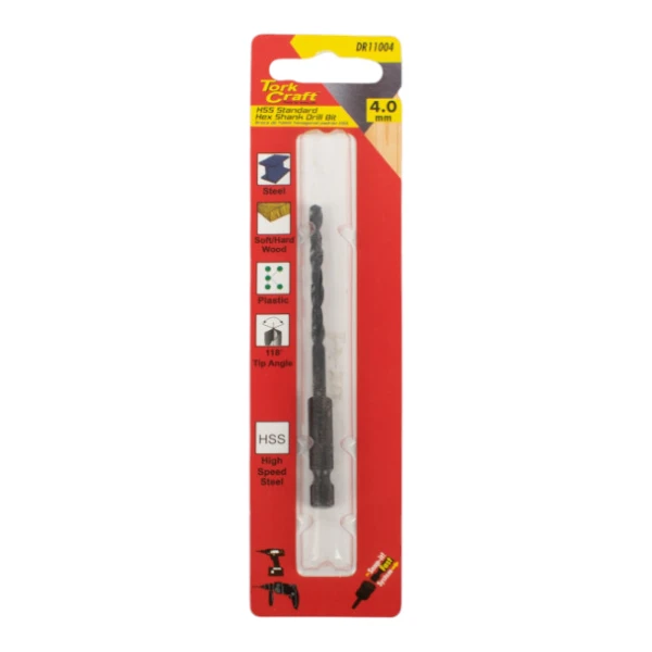 HSS Standard Drill Bit Hex Shank | 4.0mm