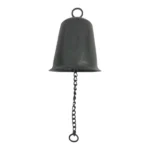 HabitatPotch Dark Rustic Bell With Chain | 10cm
