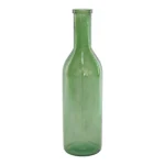Large Green Glass Bottle Vase | Khaki 50cm