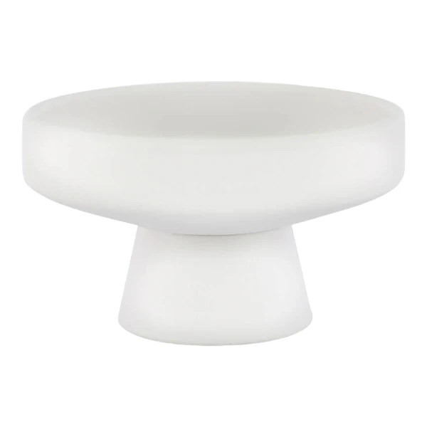 Maxx White Bowl Vase | 10cm