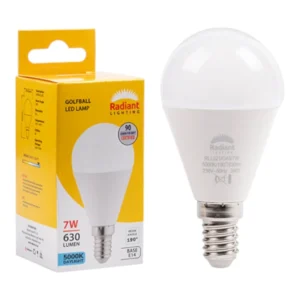 Radiant LED E14 Light Bulb | 6W, 3000K Warm White
