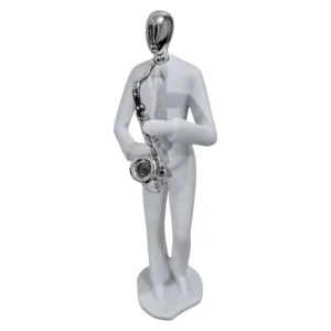 Resin-Saxophonist-Decor-Figurine-White-and-Silver-30cm_H20000335A_1.