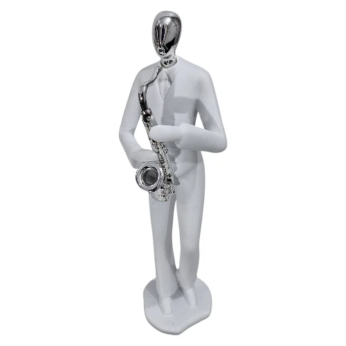 Resin-Saxophonist-Decor-Figurine-White-and-Silver-30cm_H20000335A_1.