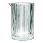 Round Striped Glass Jug | 14cm