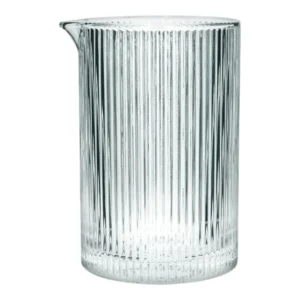 Round Striped Glass Jug | 14cm