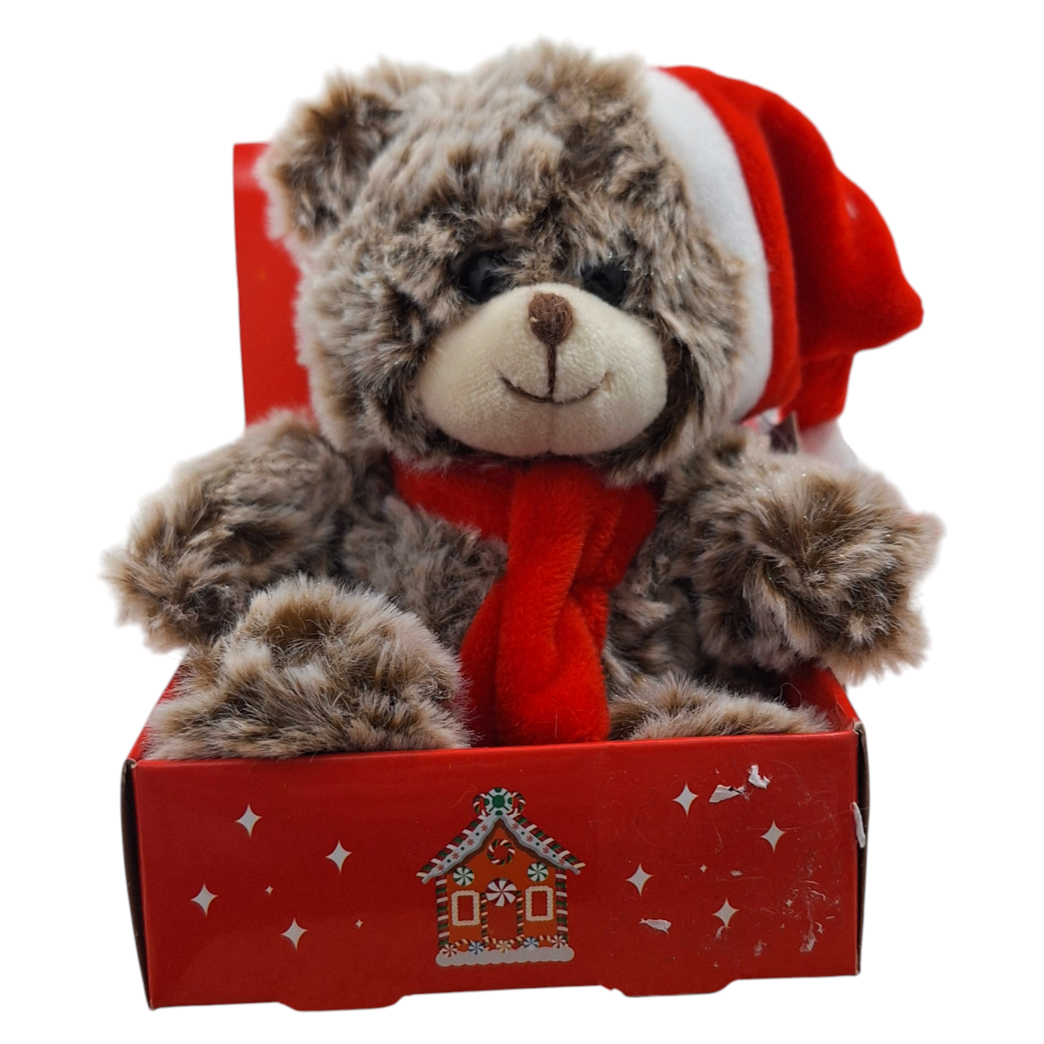 Plush Christmas Ornament Bear | Assorted, 15cm - Image 2