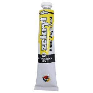 Zelcryl-Artists-Acrylic-Paint-50ml-Arylamide-Lemon_F11ZAC168_1