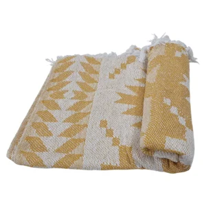Cotton-Throw-125x150cm-Mustard_U12671