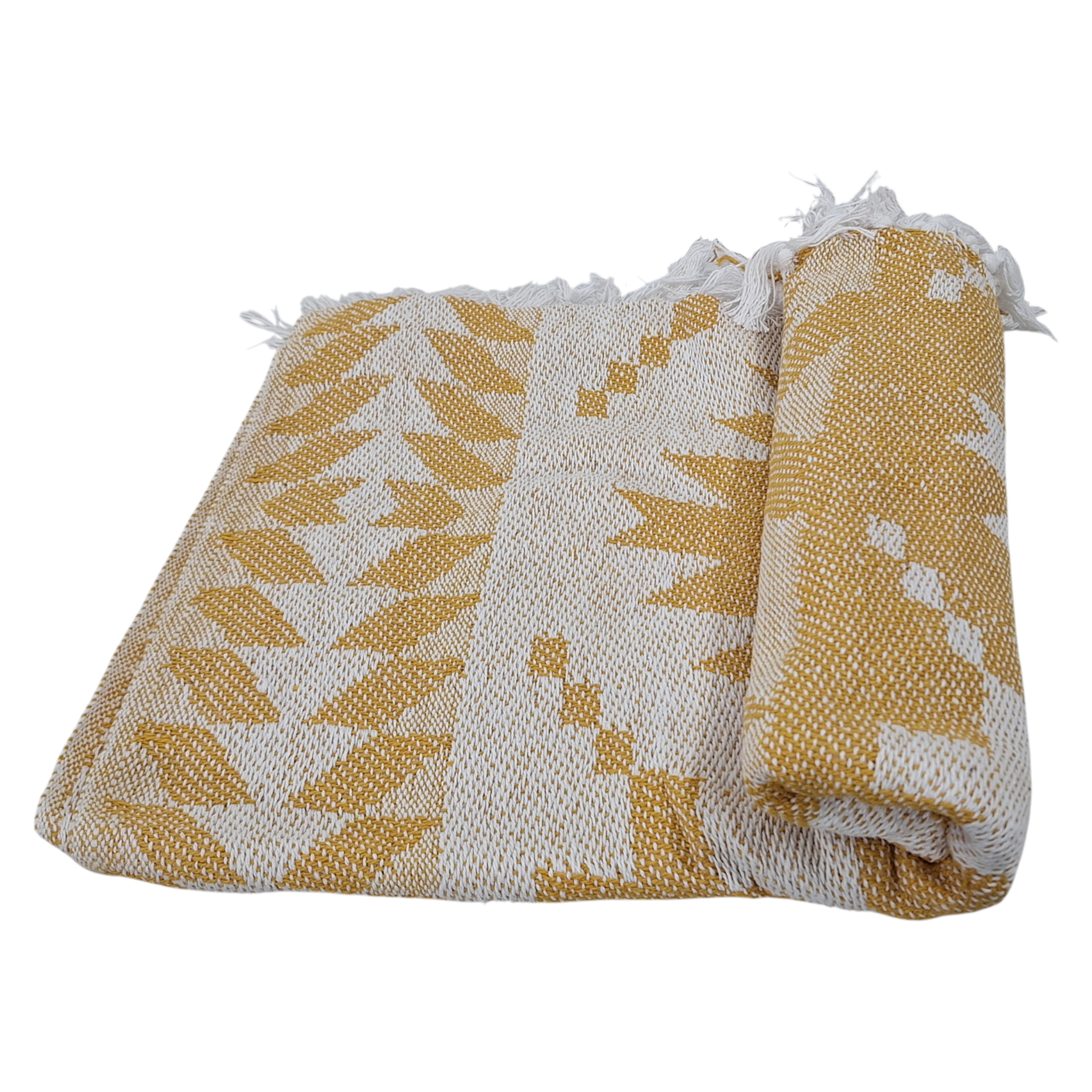 Cotton-Throw-125x150cm-Mustard_U12671
