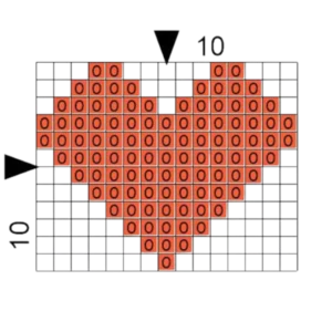 Just Love Leather Key Ring Red Heart