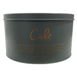 Regent-Green-Cake-Tin-Storage-250mm-Dia-Gold-Print_H14136