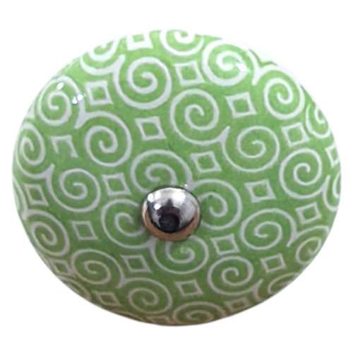 Vintage-Porcelain-Dresser-Knob-White-And-Green-6cm_2