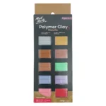 Mont-Marte-Metallic-Polymer-Bake-Clay-100g-10-Piece_MMSP1010