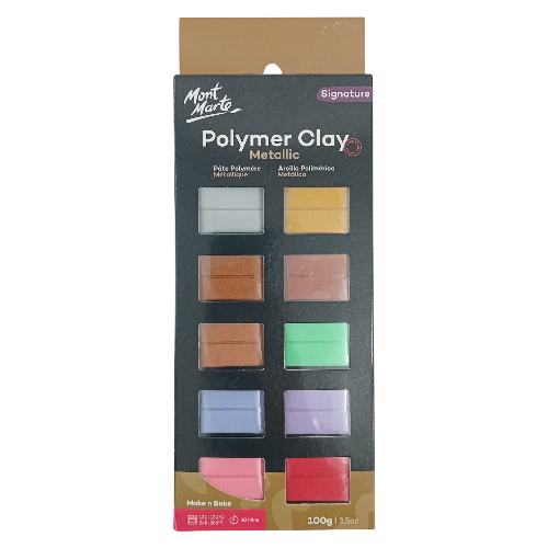Mont-Marte-Metallic-Polymer-Bake-Clay-100g-10-Piece_MMSP1010