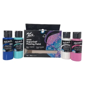 Mont-Marte-SuperCell-Pouring-Paint-Set-Ocean-4-Pc_PMPS4204.