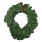 Traditional-Christmas-Wreath-With-Red-Bow-40cm