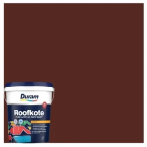 Duram-Roofkote-Acrylic-Paint-Burgundy-20L_ContainerAndSwatch