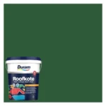 Duram-Roofkote-Acrylic-Paint-Green-20L_ContainerAndSwacthAtHabitatPotch