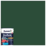 Duram-Roofkote-Acrylic-Paint-Heritage-Green-5L_ContainerAndSwacthAtHabitatPotch