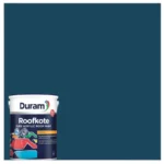Duram-Roofkote-Acrylic-Paint-Pacific-Blue-5L_ContainerAndSwacthAtHabitatPotch.