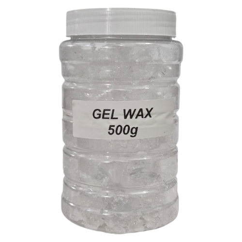 Crystal Clear Gel Wax 500g for candle making at Habitat Potch - high-transparency hobby wax