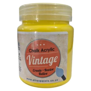 Atlas-Chalk-Vintage-Paint-Bumble-Yellow-250ml_AtHabitatPotch