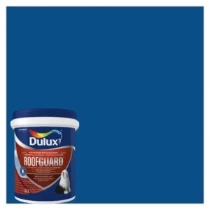 Dulux-Roofguard_AtlanticBlueColorSwatchAnd20LTin_AtHabitatPotch