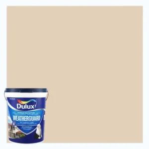 Dulux-Weatherguard-Fine-Textured-Paint_BeigeSandcolorSwatchAnd20LTin_AtHabitatPotch