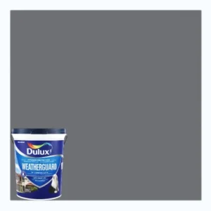 Dulux-Weatherguard-Fine-Textured-Paint_DarkShoreColorSwatchAnd20Ltin_AtHabitatPotch