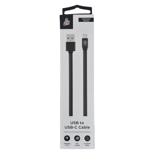 Pro-Bass-USB-to-USB-C-Charging-Cable-Black-1.2m_AtHabitatPotch