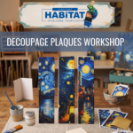 Decoupage Plaques (set of 3) Workshop | 23 May, 08:00