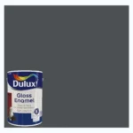 Dulux Gloss Enamel Paint | 5L, Charred Grey