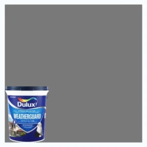 Dulux-Weatherguard-Fine-Textured-Paint_GreyWindColorSwatchAnd20LTin_AtHabitatPotch