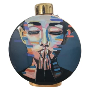 HABiTAT-Decorative-Ceramic-Jar-With-Lid-Face-Art-33cm_AtHabitatPotch