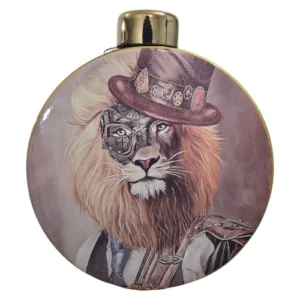 HABiTAT-Decorative-Ceramic-Jar-With-Lid-Steampunk-Lion-33cm_AtHabitatPotch