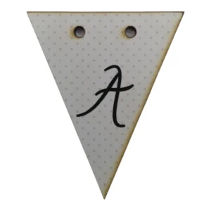 Bunting Letter Tag A 5x6cm